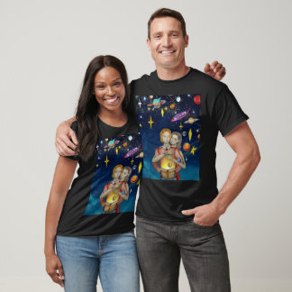 Liefde blijft voor altijd huwelijk t-shirt