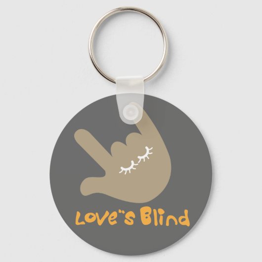 Liefde Blind Sleutelhanger (Voorkant)