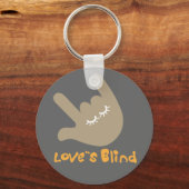 Liefde Blind Sleutelhanger (Voorkant)