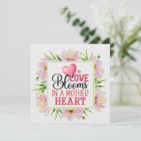 Liefde Bloeit in het Hart van een Moeder I Roze Bl