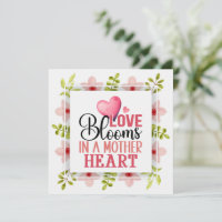 Liefde Bloeit in het Hart van een Moeder I Roze Bl