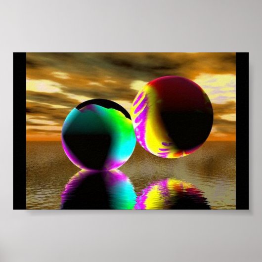 Liefde bollen poster (Voorkant)