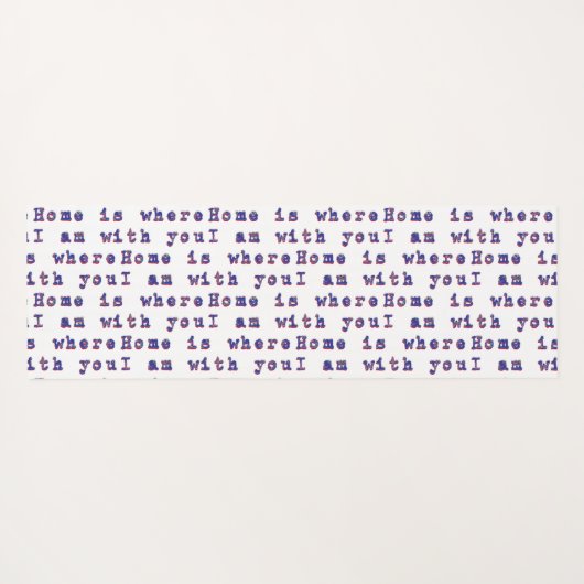 Liefde boodschap yogamat (Achterkant (horizontaal))