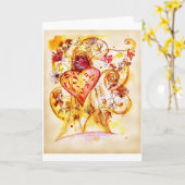 Liefde boom kaart (Gele Bloem)