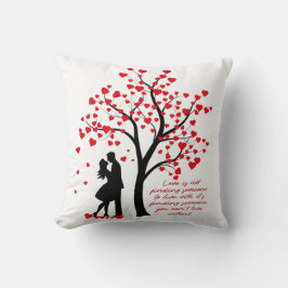 Liefde boom kussen