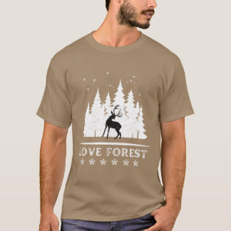 Liefde bos meisje t-shirt