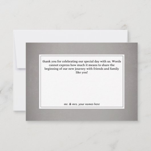 Liefde & Botten Spooky Rood Bloemen Bruiloft Bedankkaart (Achterkant)