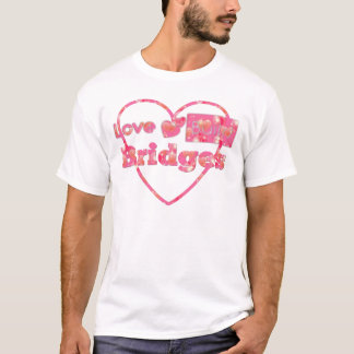Liefde bouwt bruggen t-shirt