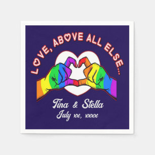 Liefde boven alles Else Napkins Servet