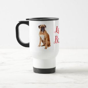 Liefde Boxer Puppy Hond Rood Reis Mok Beker