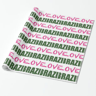 Liefde Brazilië Cadeaupapier