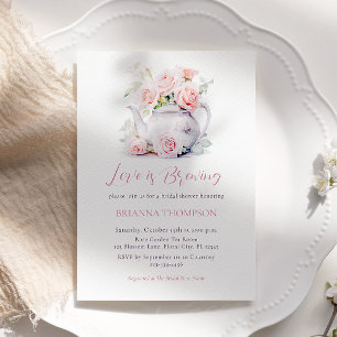 Liefde breekt Bridal Tea Party Kaart