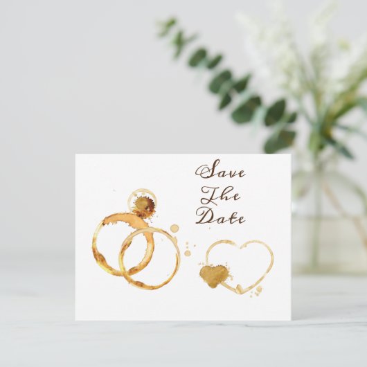 Liefde breekt de datum op save the date (Staand voorkant)