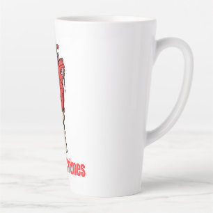 Liefde breekt en verraadt emotioneel ontwerp latte mok
