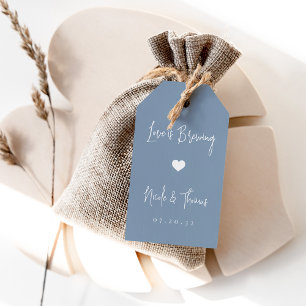 Liefde breekt   Koffie- of Tea Favor-tags Cadeaulabel