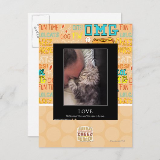 Liefde Briefkaart (Voorkant / Achterkant)