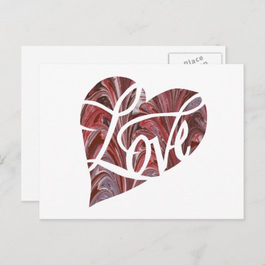 Liefde Briefkaart (Voorkant / Achterkant)