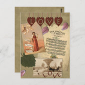  liefde Briefkaart (Voorkant / Achterkant)