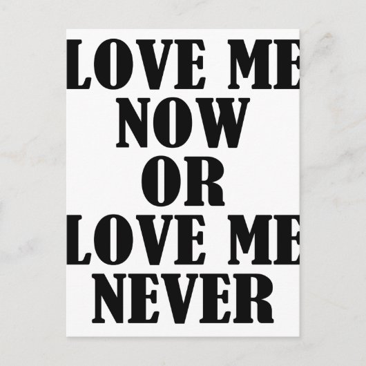 liefde briefkaart (Voorkant)