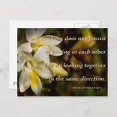 Liefde ... briefkaart (Voorkant / Achterkant)