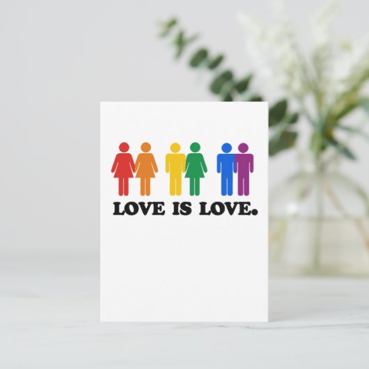 Liefde Briefkaart (Staand voorkant)