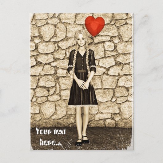  liefde briefkaart (Voorkant)