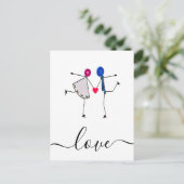 liefde briefkaart (Staand voorkant)