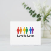 Liefde Briefkaart (Staand voorkant)