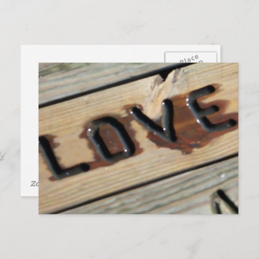 Liefde Briefkaart (Voorkant / Achterkant)