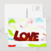 Liefde Briefkaart (Voorkant / Achterkant)