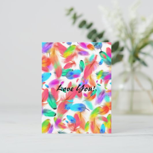 Liefde Briefkaart (Staand voorkant)