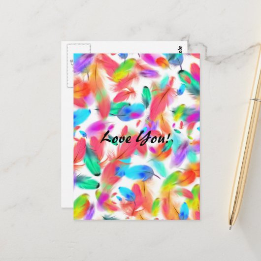 Liefde Briefkaart (Voorkant / Achterkant in situ)