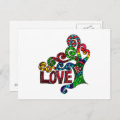 Liefde - briefkaart (Voorkant / Achterkant)