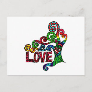 Liefde - briefkaart
