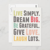 liefde briefkaart (Voorkant / Achterkant)