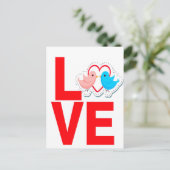 liefde briefkaart (Staand voorkant)