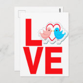 liefde briefkaart (Voorkant / Achterkant)