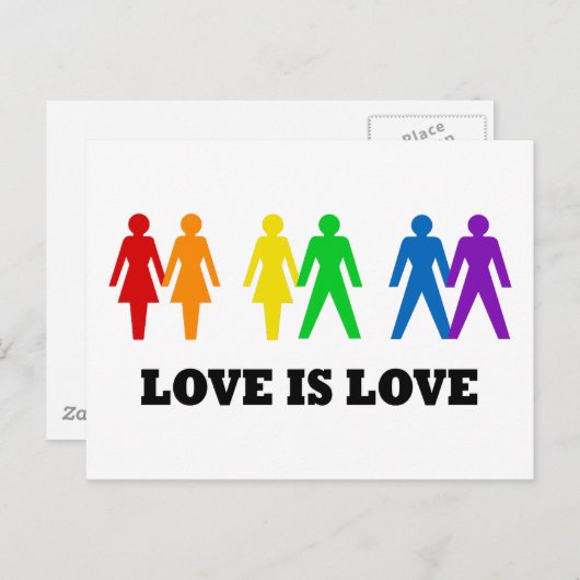 Liefde Briefkaart (Voorkant / Achterkant)