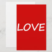 Liefde Briefpapier (Voorkant / Achterkant)