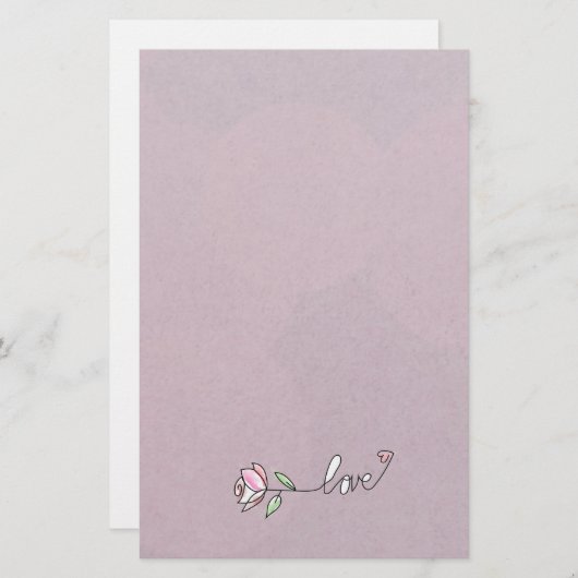 Liefde Briefpapier (Voorkant / Achterkant)