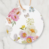 Liefde Brouwt Wilde Bloem Thee Bruiloftsfeest Bedankjes Labels (Achterkant)