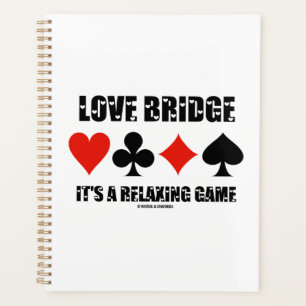 Liefde brug Het is een relaxerend spel met vier ka Planner