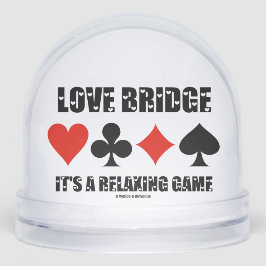 Liefde brug Het is een relaxerend spel met vier ka Sneeuwbol