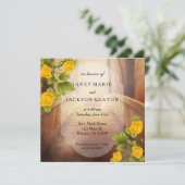 Liefde-brug, Natuur bruiloft Kaart (Staand voorkant)