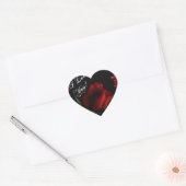 Liefde bruiloft douche paar Valentijn moeder vrouw Hart Sticker (Envelop)