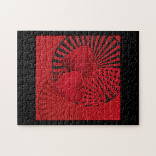 Liefde, bruiloft legpuzzel (Horizontaal)