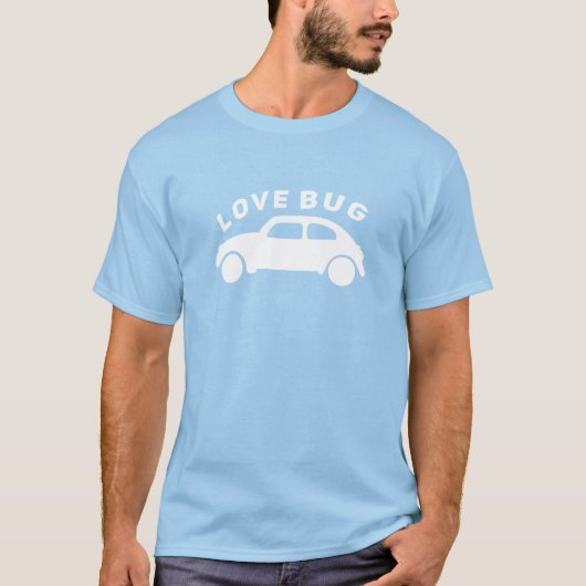 Liefde Bug, Classic Car,  Bug Car Lover T-shirt (Voorkant)