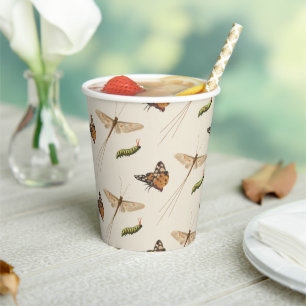 Liefde Bug Insect Whimsical Papieren Bekers