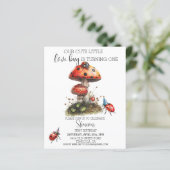 Liefde Bug Ladybug Verjaardagsfeest (Staand voorkant)