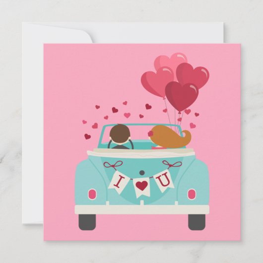 Liefde Bug Weddenschap Aangepast sparen de Datum Save The Date (Voorkant)